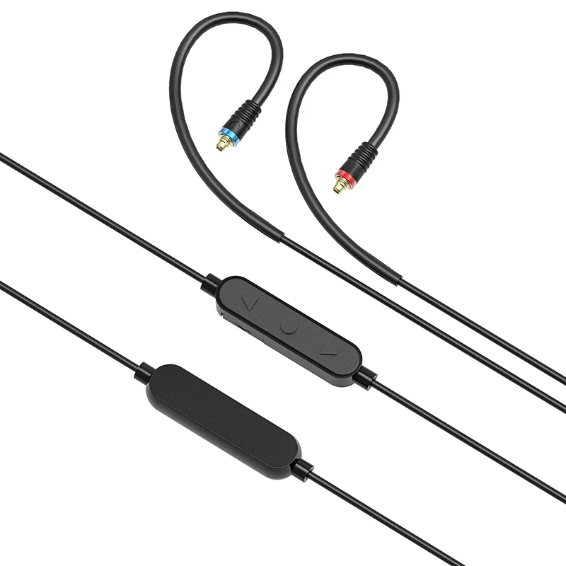 FiiO RC-BT Беспроводной Bluetooth наушники MMCX замена кабеля AptX AAC с микрофон для Shure/Westone/JVC/FiiO - Цвет: Round the ear