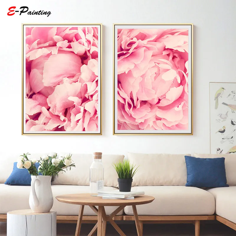 Абстрактная фотография с розовыми пионами | Дом и сад