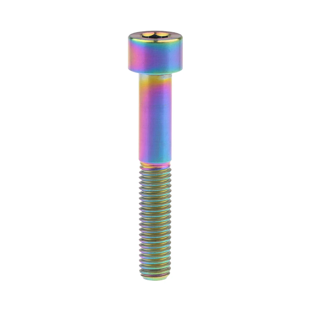 Титановый болт Ti DIN912 M8X15 20 25 30 35 40 45 50 60 70 мм шестигранный ключ головка винт для