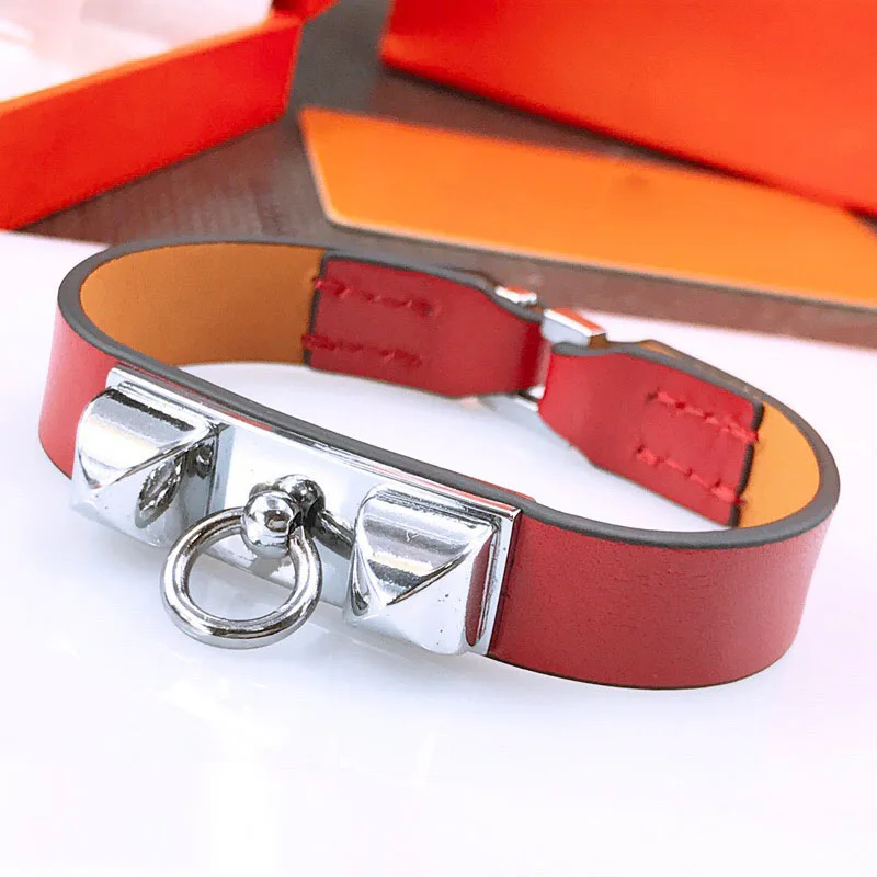 

2021 fashion jewelry genuine leather bracelet for women the best gift free shipping