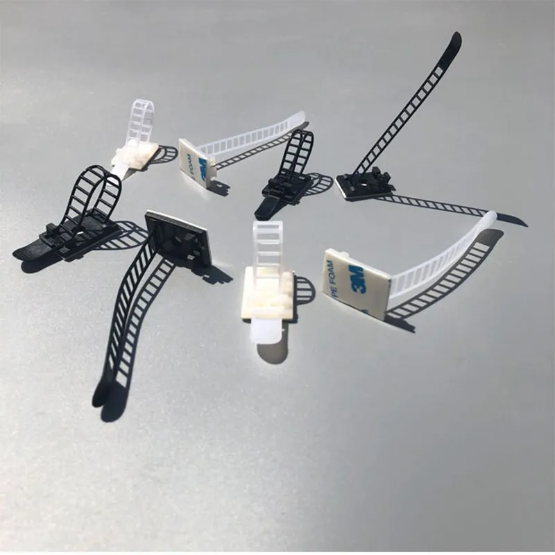 50 шт. регулируемые нейлоновые кабельные стяжки|Кабельные стяжки| |