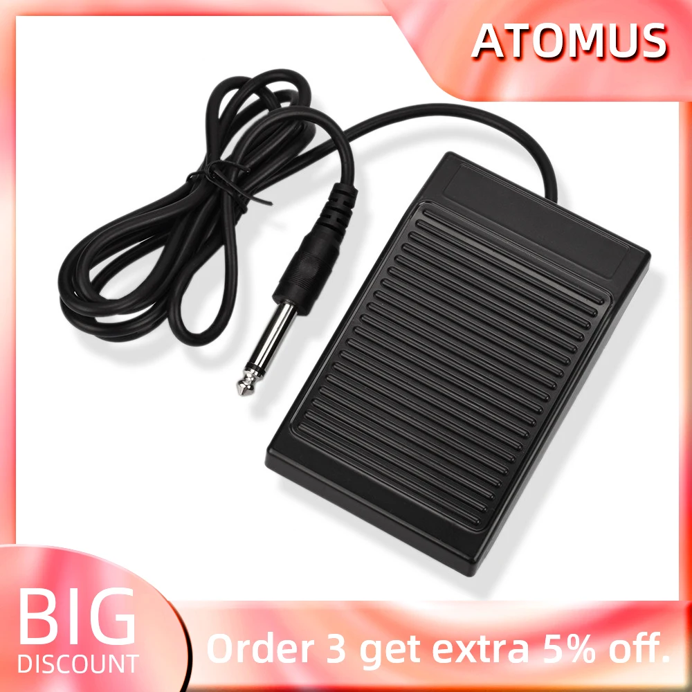 Педаль ножного переключателя для блока питания аксессуары черных тату машинок