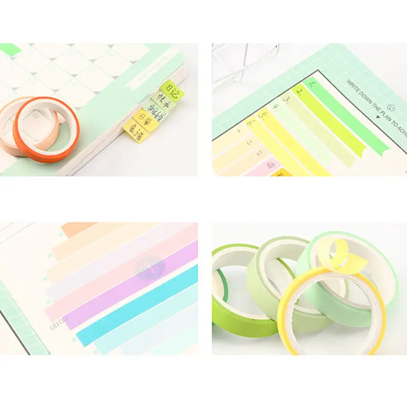 6 рулонов/набор Маскировочная лента для коллажей | Дом и сад