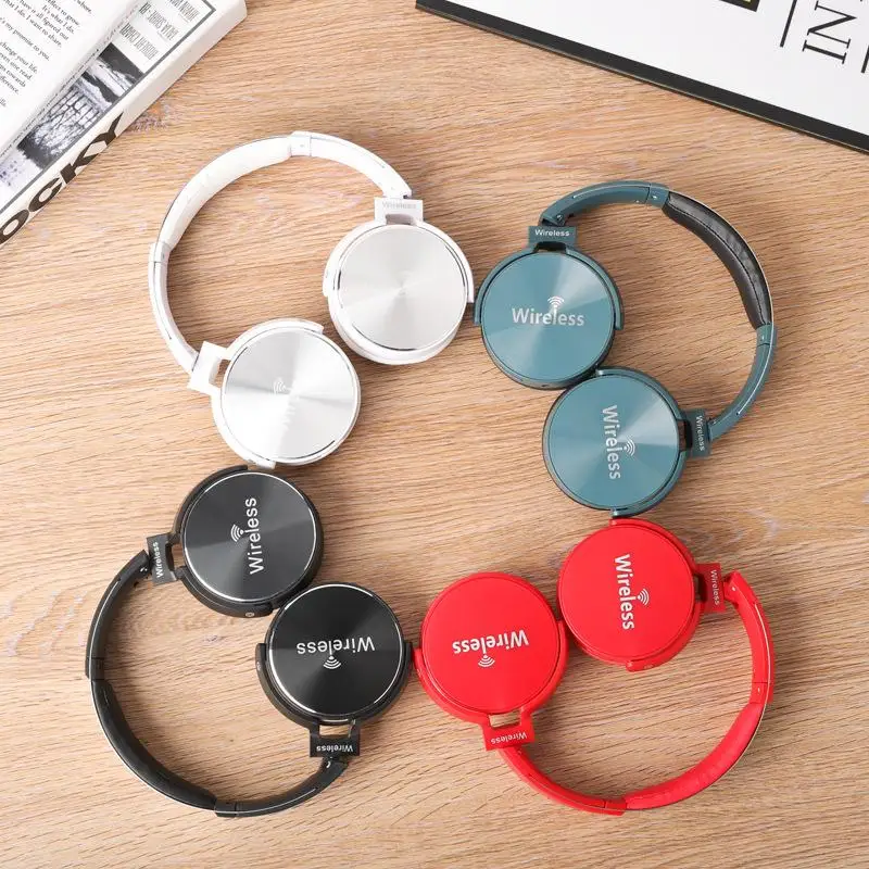 

New Head Mounted Folding Wireless Head Mounted Bluetooth Headset Metal 1000BT Bluetooth FM Pluggable Headset