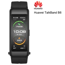 99% NEW Huawei TalkBand B6 Talk Band B6 width Bluetooth Smart Bracelet Sports Wristbands Touch AMOLED Screen Call Earphone Band