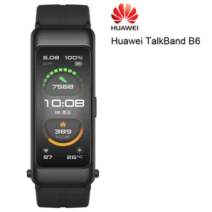 99 new huawei talkband b6 talk band b6 width bluetooth smart bracelet sports wristbands touch amoled screen call earphone band free global shipping