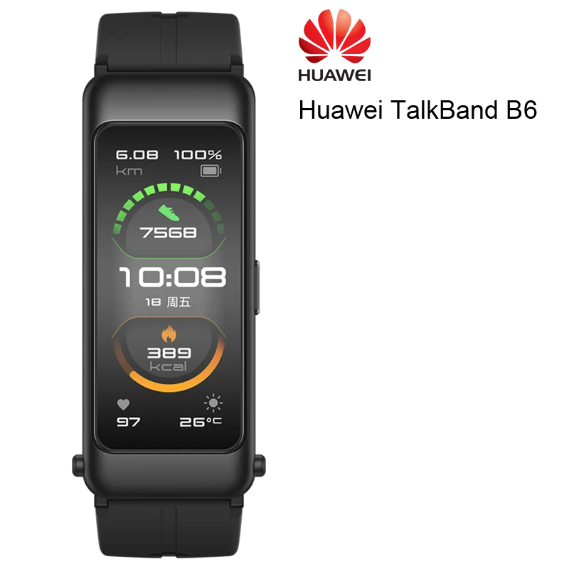 Новинка 99% смарт браслет Huawei TalkBand B6 ширина Bluetooth спортивные браслеты сенсорный