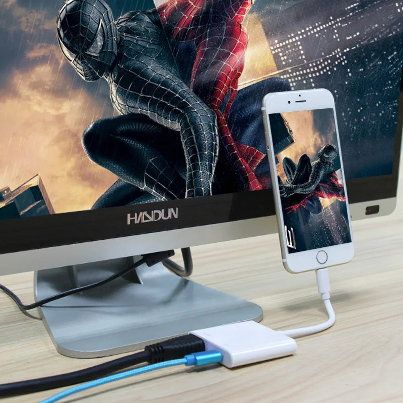 LHMZNIY 1080P HDMI кабель для освещения папа цифровой конвертер Женский HD AV Кабель