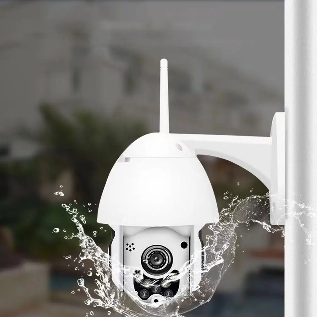 Беспроводная камера видеонаблюдения 320/720 P 7 светодиодов Wi-Fi поворот на 1080