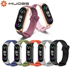 Ремешок для Xiaomi Mi Band 5 6, браслет для MiBand 4 Band 3, Воздухопроницаемый сменный Браслет для Mi 6 Band