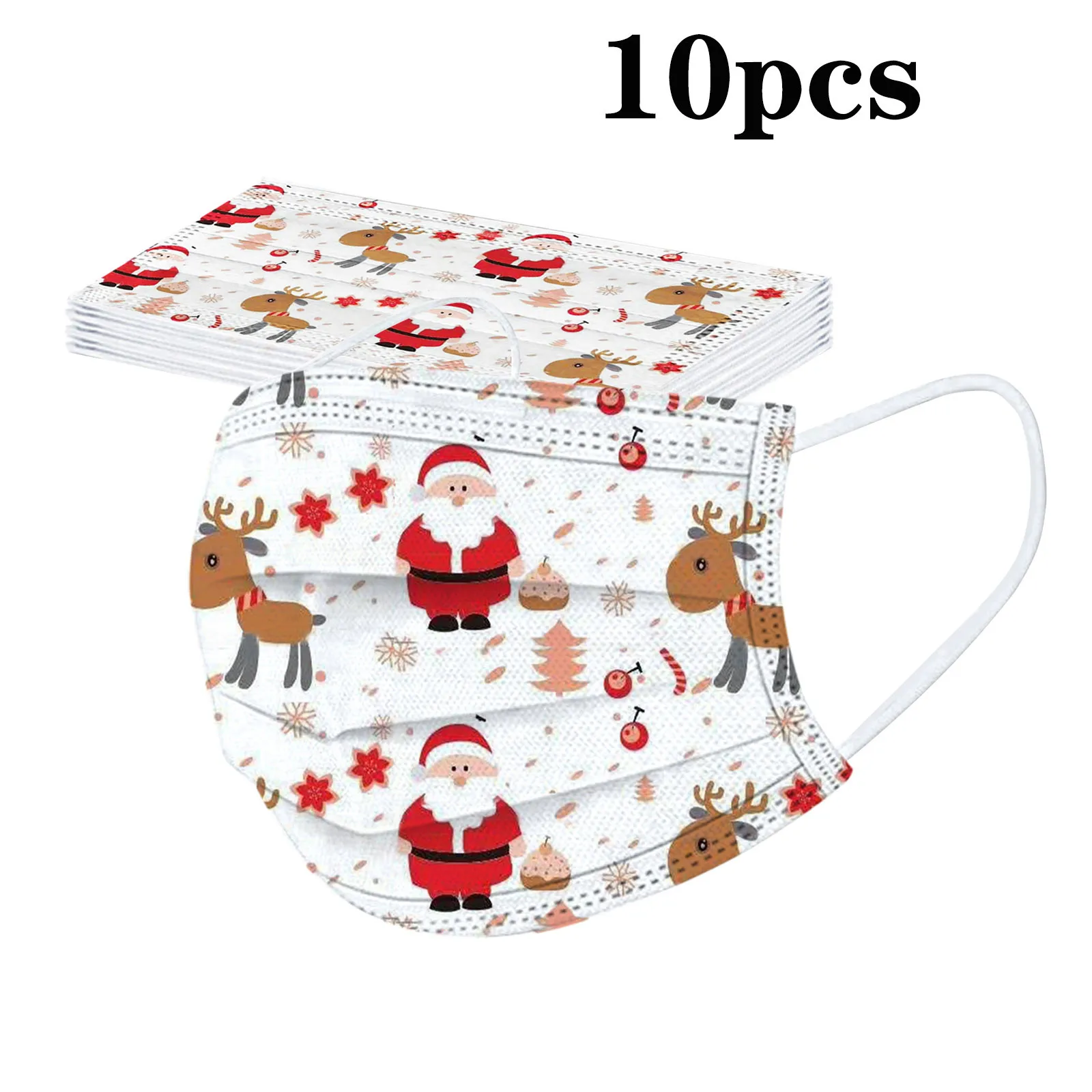 10 шт. одноразовые маски для лица с ушными петлями | Тематическая одежда и униформа