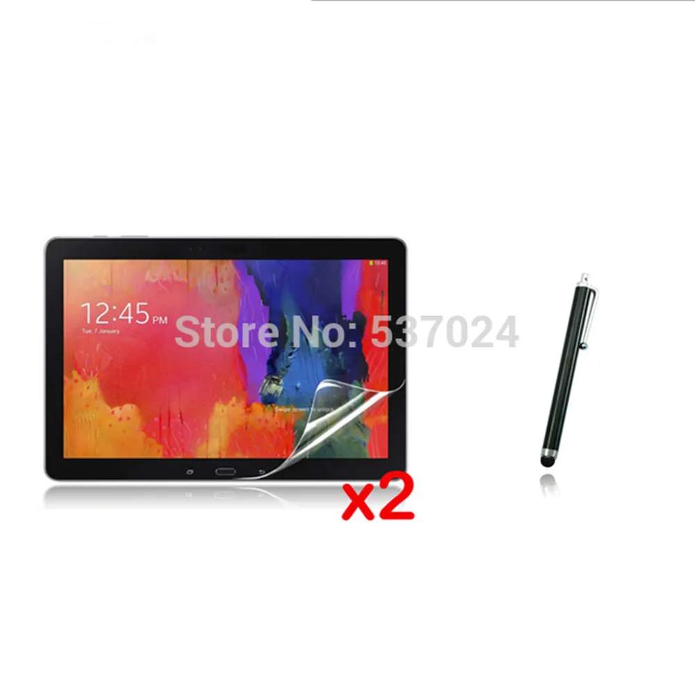 3в1 2x прозрачная защитная пленка для ЖК экрана + 1x Стилус Samsung Galaxy Note Pro 12 2 P900 P901 P905