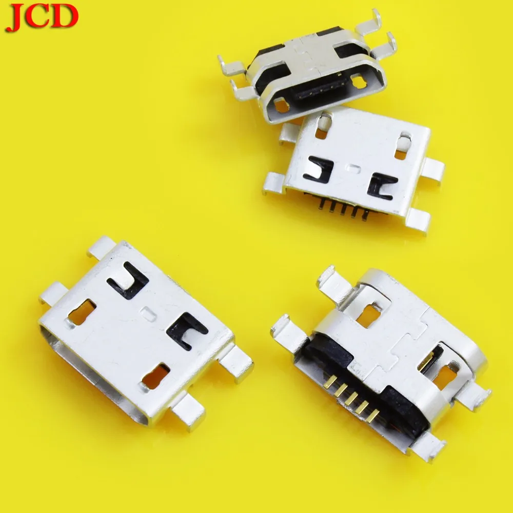Новинка разъем Micro USB JCD 5pin тяжелая пластина 0 8 мм тип B без бокового разъема мама