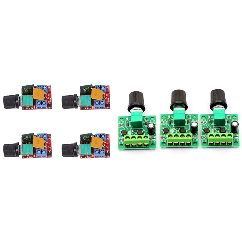 

4 шт., 3 в, 6 в, 12 В, 24 В, 35 в, ШИМ контроллер скорости двигателя с 3 шт., 1,8 в, 5 В, 6 в, 12 В, 2 А, 30 Вт, контроллер скорости с низким напряжением