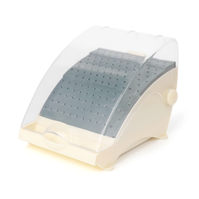 

142 Holes Dental Burs Bur Block Holder Holds /Holder Station+Pull Out Drawer