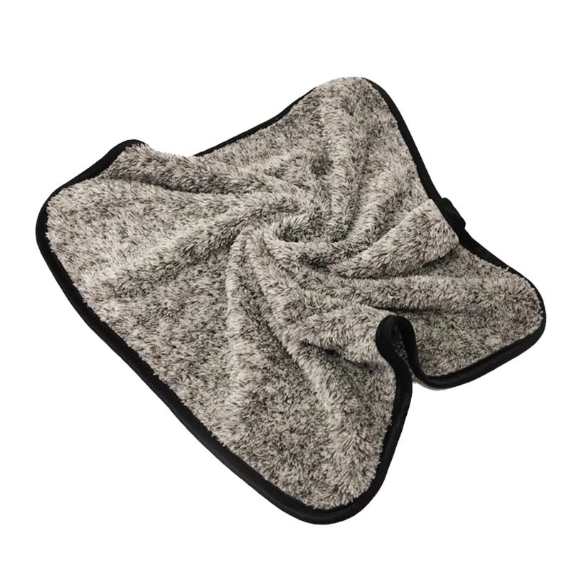 

35X35CM Microfiber Super Absorbent Double-sided Coral Fleece Wipe Cloth ,for Car Washing/Wipe Table kitchen Towel 1XCF