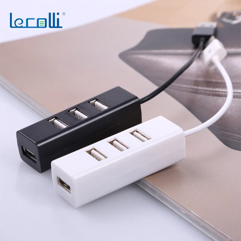 Распределитель Usb кабеля зарядный концентратор маленький подключаемый к Hub2.0