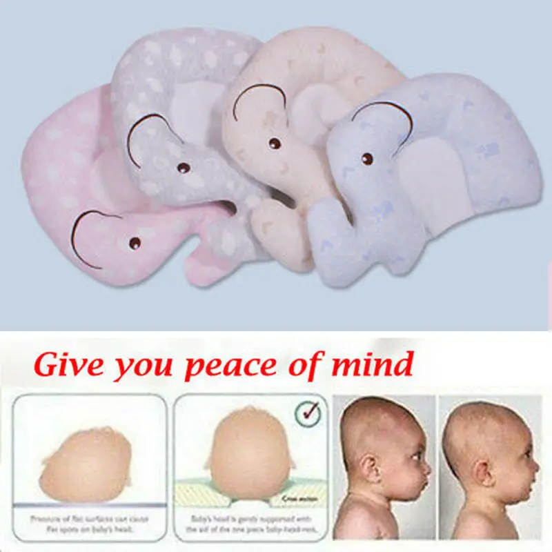 Подушка для сна и поддержки грудного вскармливания младенцев PUDCOCO с мягкой поверхностью для предотвращения плоской головы.