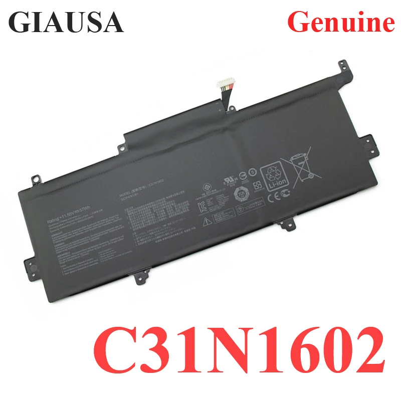 Giausa натуральная C31N1602 Аккумулятор для ноутбука Asus Zenbook UX330UA 0B200-02090000 U3000U UX330 UX330U UX330UA серии