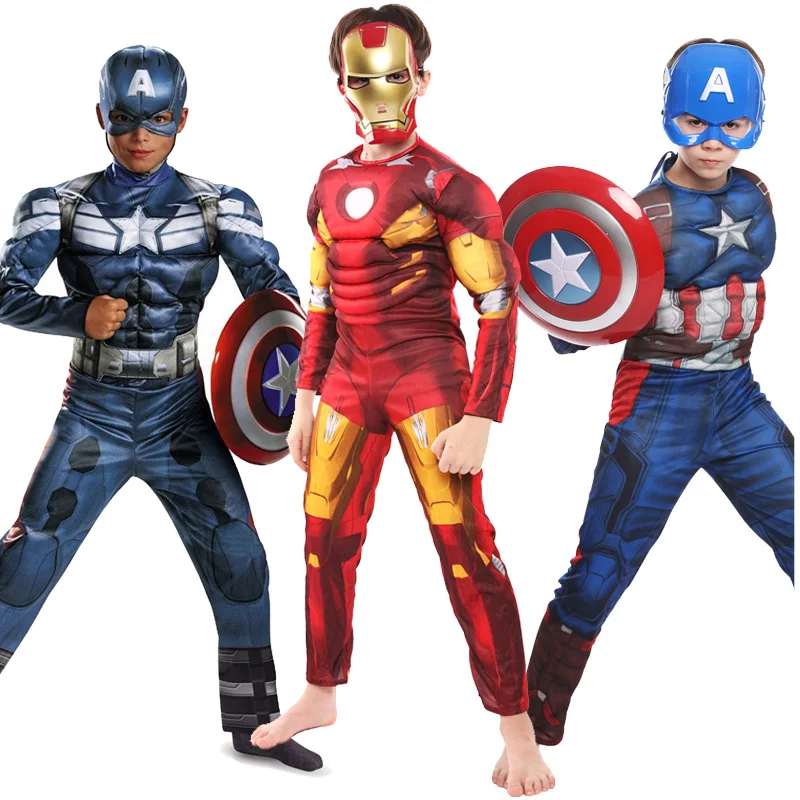 Детский костюм супергероя для Хэллоуина комбинезон капитана оптимуса Прайм