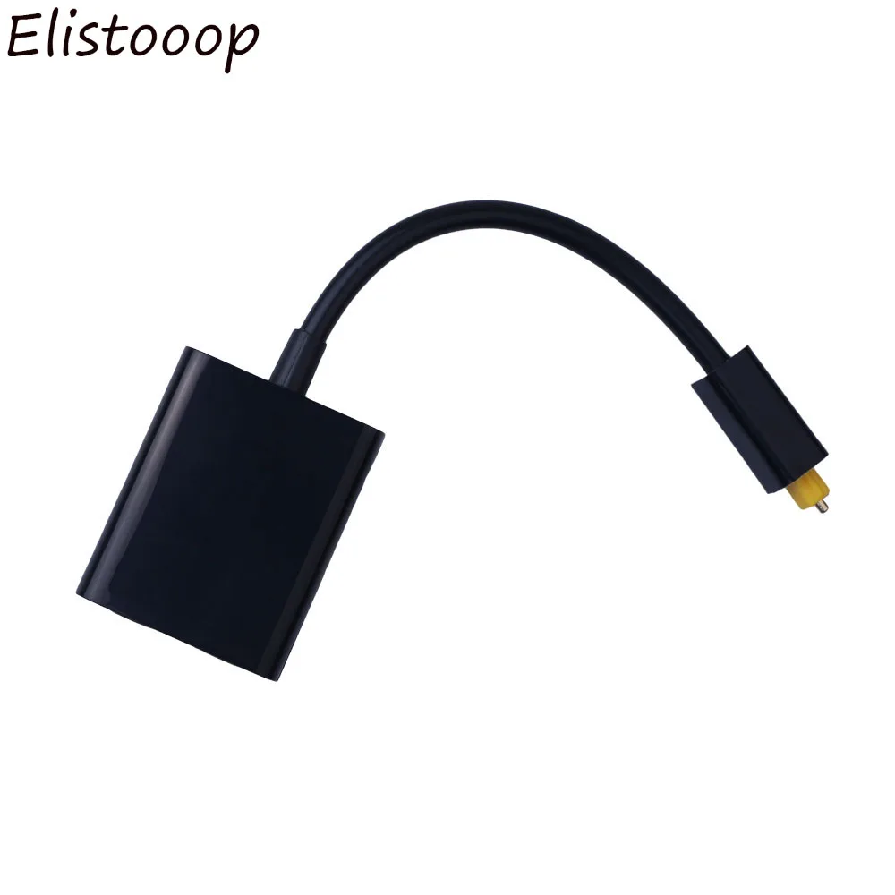 Elistoooop цифровой SPDIF оптический аудио сплиттер 2 способ разделитель toslink адаптер 1