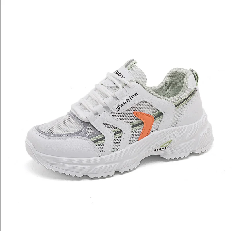 

Net red spring and summer old shoes breathable mesh surface 2021 new wild sports white casual net shoes