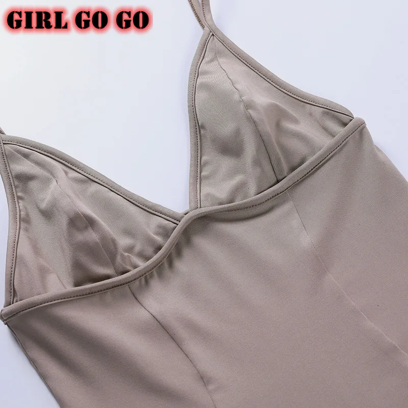 

one piece jumpsuit women summer clothes sexy beach bodysuit sleeveless open back high waist bodycon skinny fitness deep v-neck