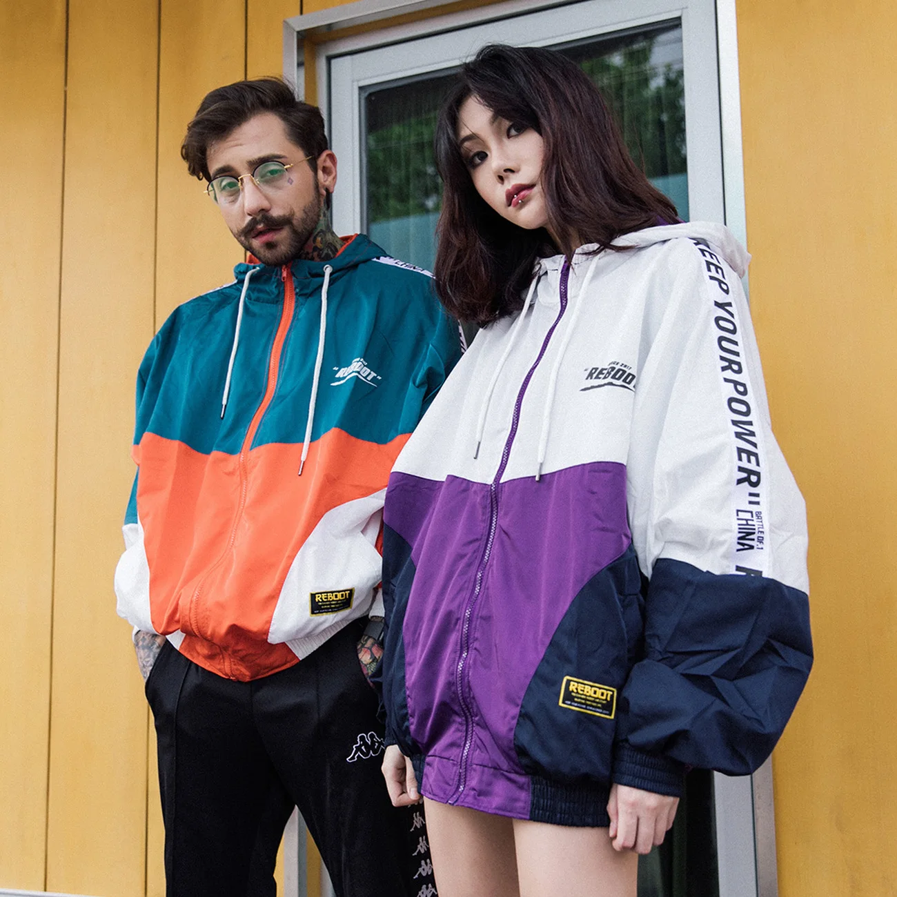 Aelfric Eden Мужская ветровка с капюшоном осенняя 2020 винтажная в стиле хип-хоп цветная