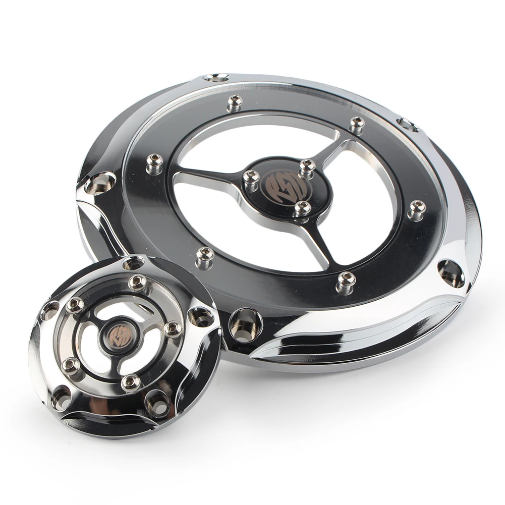 Хромированная крышка таймера ГРМ RSD Derby для Harley Road King Electra Glide Softail FXS FXDL FXDC FLHRS и т. Д