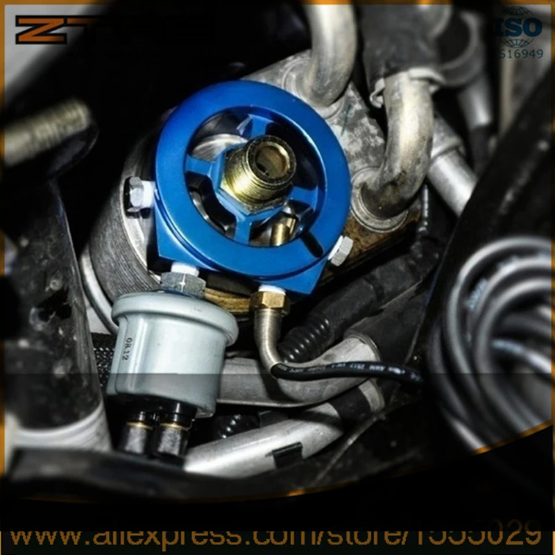 Для M20X1.5 3/4-16 1/8 NPT алюминиевый гоночное масло манометр масляный фильтр