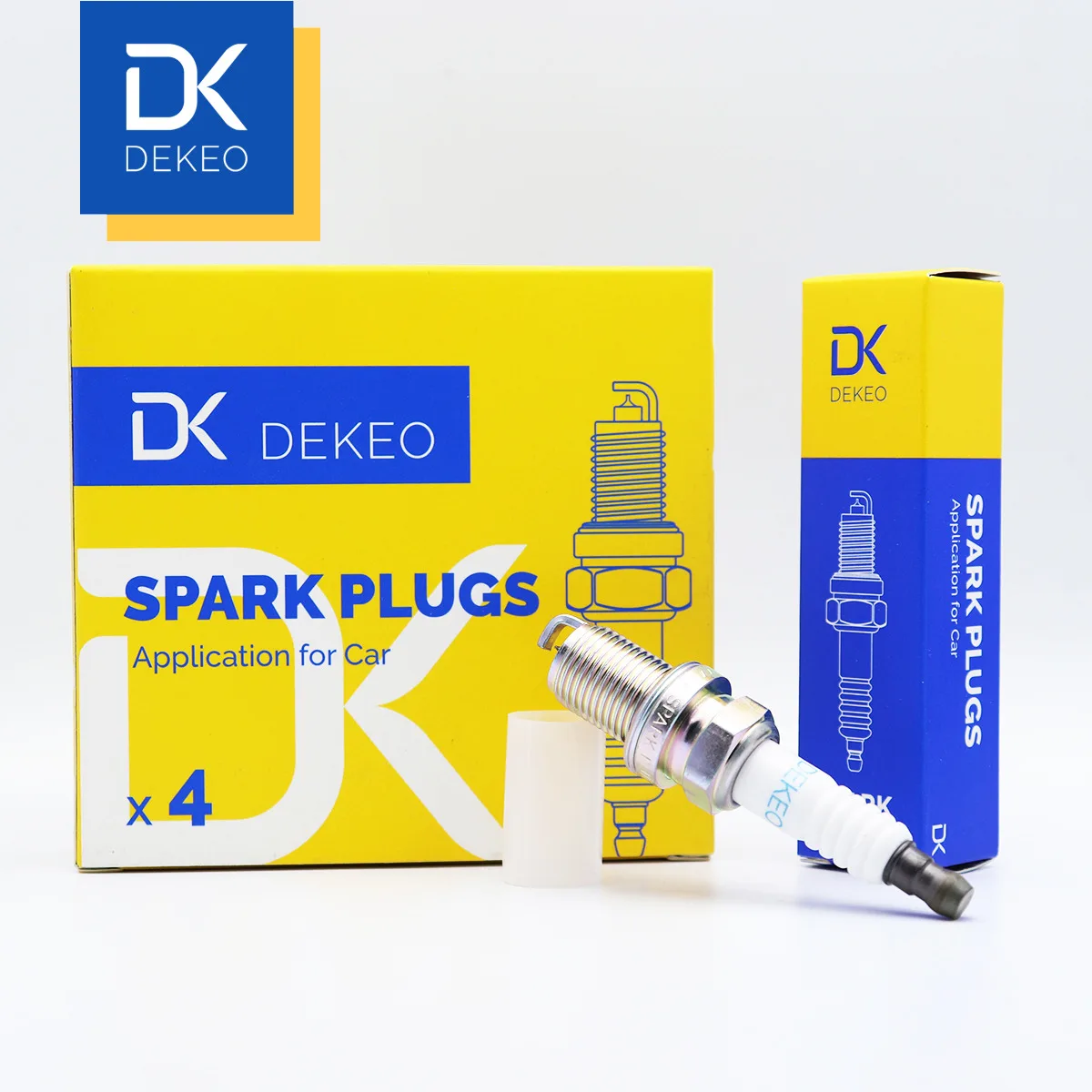 

Свечи зажигания DEKEO Iridium для Honda Chevrolet Mitsubishi Infiniti Lexus Land Rover Lincoln Acura Jaguar Ford BKR5EIX-11 4 шт.
