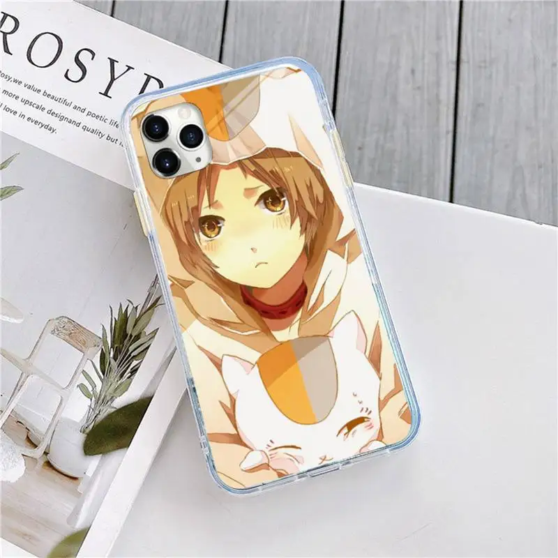 

Natsume's Book of Friends cute anime fashion luxury Phone Case for iPhone 11 12 pro XS MAX 8 7 6 6S Plus X 5S SE 2020 XR