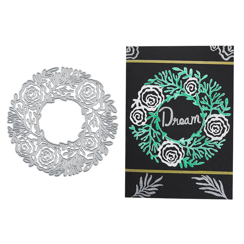 Eastshape цветочные круглые металлические режущие штампы для рукоделия скрапбукинга