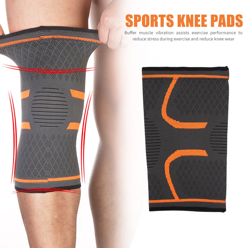 Вязаные нейлоновые наколенники защитный Противоскользящий наколенник для