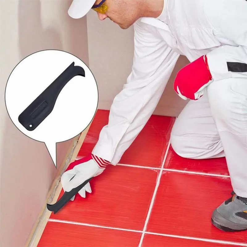 

Durable Silicone Spatula Scraper Sealant Remover Tool Glass Cement Kit Scraper Caulking Sealant Finishing Grrout Floor Mould