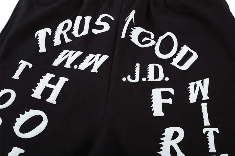 Мужские и женские тренировочные штаны Kanye сервисные брюки CPFM.XYZ с кулиской