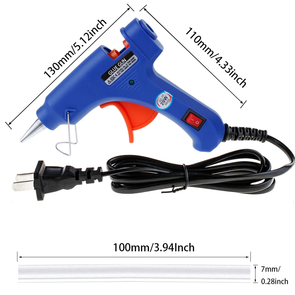 Термоклеевой пистолет с клеевыми карандашами 20 Вт промышленные мини пистолеты