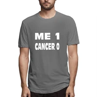 cancer survivor graphic tee mens short sleeve t shirt funny cotton tops
