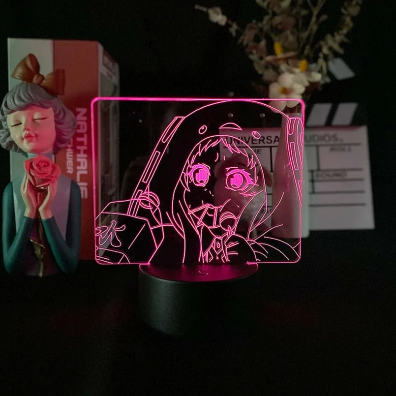 

Anime Lamp Night Lighting Runa Yomozuki Acrylic 3D LED Light Kakegurui Compulsive Gambler Kids Room Decoration Gift APP Control