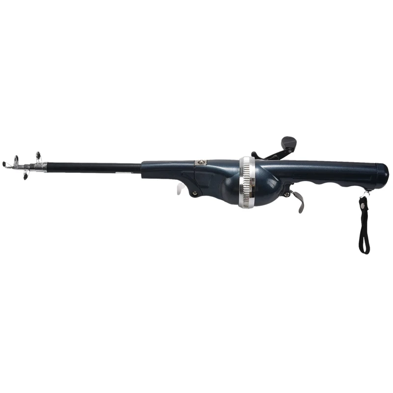 

Telescopic Mini Fishing Rod Fiberglass Folding Rod Fishing Spinning Rod