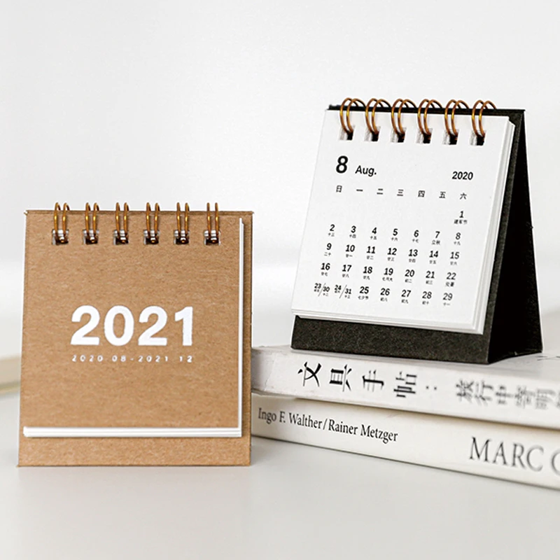

Оригинальные настольные украшения настольный мини-календарь 2020, портативный календарь для рабочего стола, новогодний план расписания, вер...