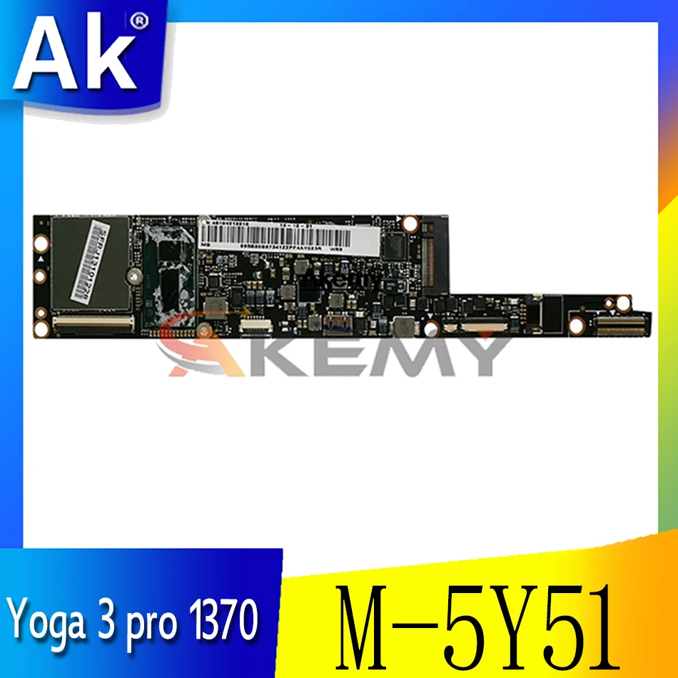 

Akemy 5B20H30464 AIUU2 NM-A321 For lenovo Yoga 3 pro 1370 Laptop motherboard 4G RAM+ M-5Y51
