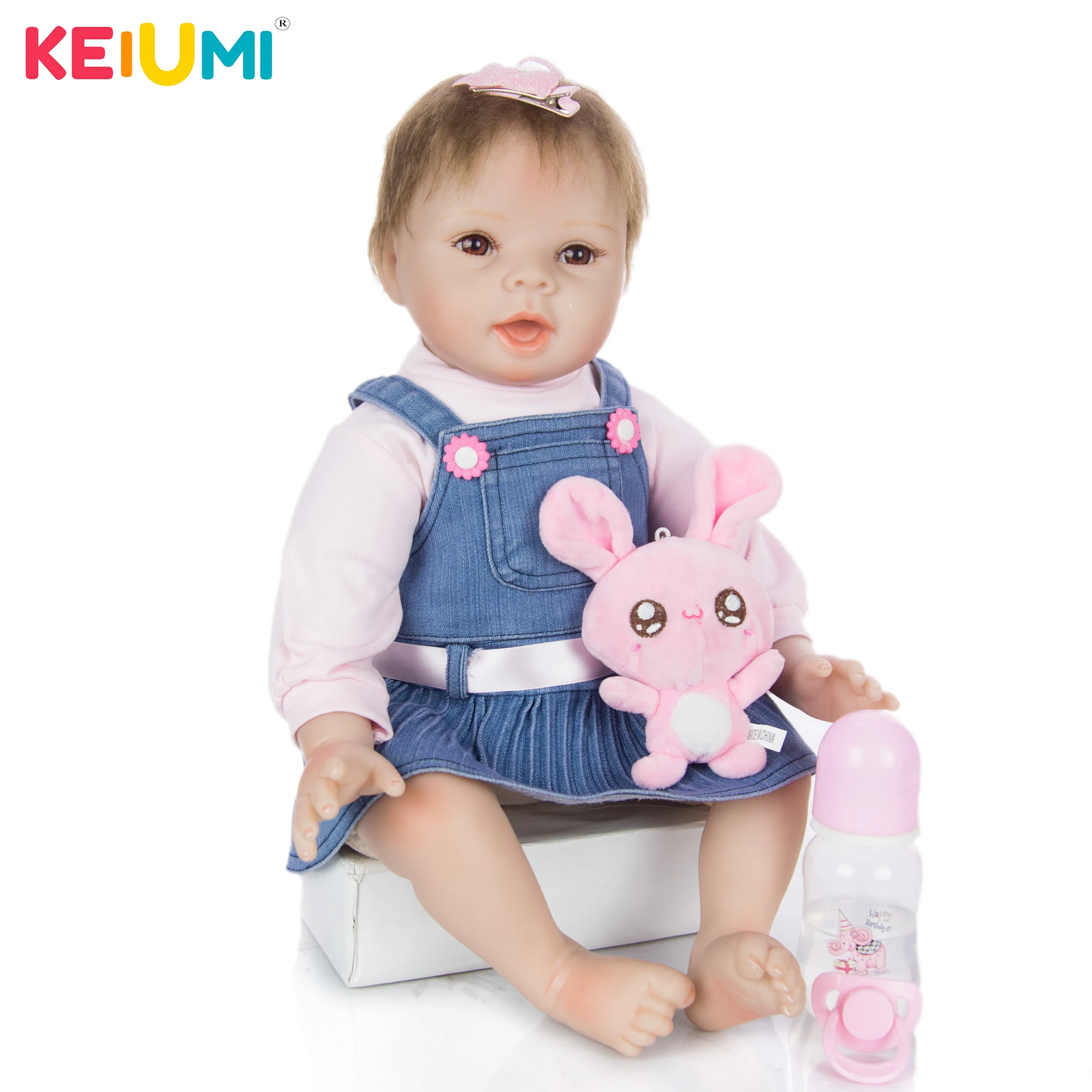 Кукла реборн KEIUMI из мультфильма Мягкая силиконовая виниловая для мальчиков