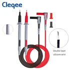 Cleqee P1505 1,5 м двойной силиконовый датчики для мультиметра 4 мм разъем типа 