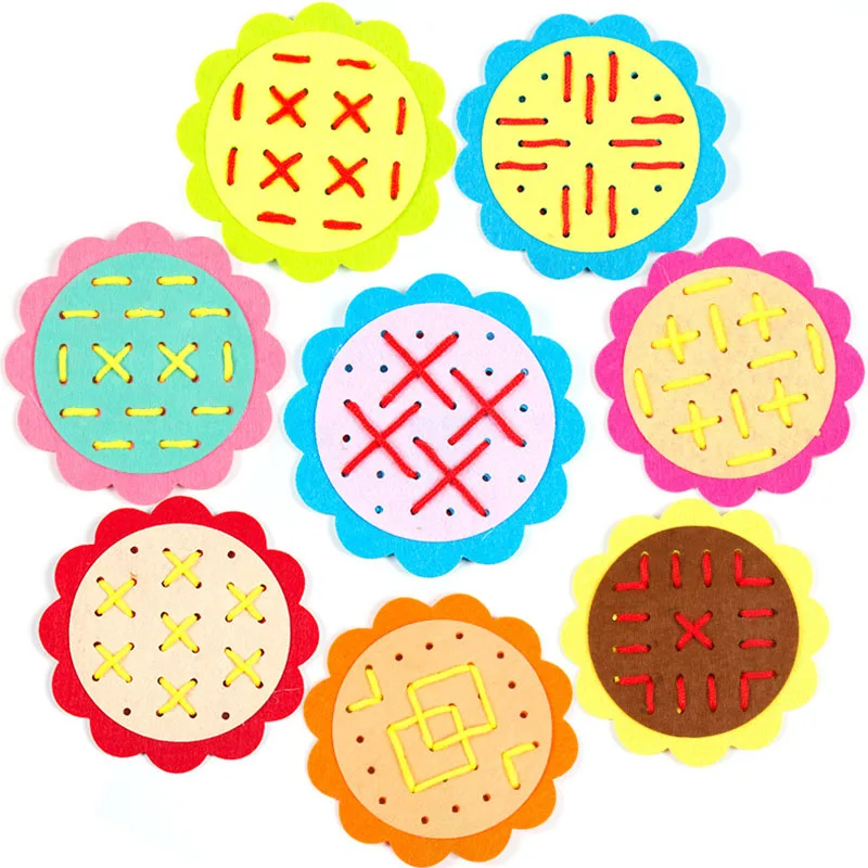 2020 новый детский сад ручной работы DIY Детские тканые Монтессори материал Раннее