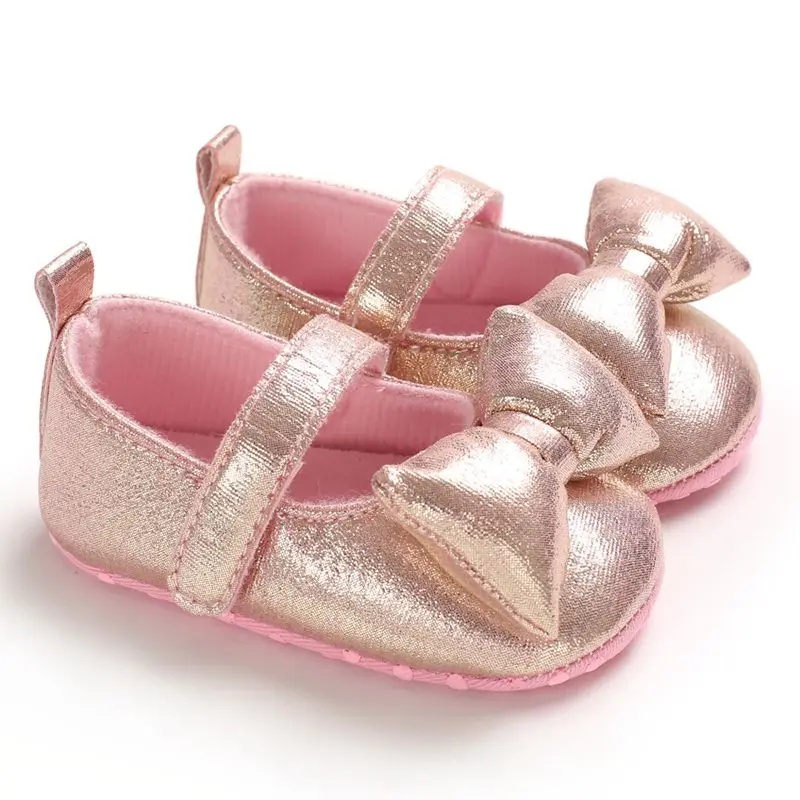 

Infant Anti-slip Baby Shoes Casual First Walkers Toddler Shoes Big Bow Knot Girls Shoes