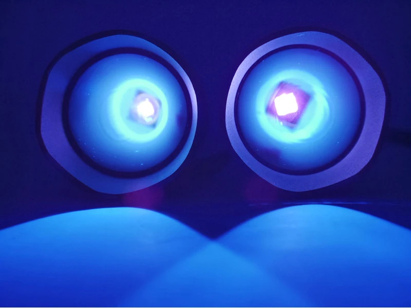 Zoom C8s черный УФ 365nm светодиодный светильник-вспышка manta ray, nichia 365UV в стороне, УФ-светильник OP отражатель, флуоресцентный агент обнаружения