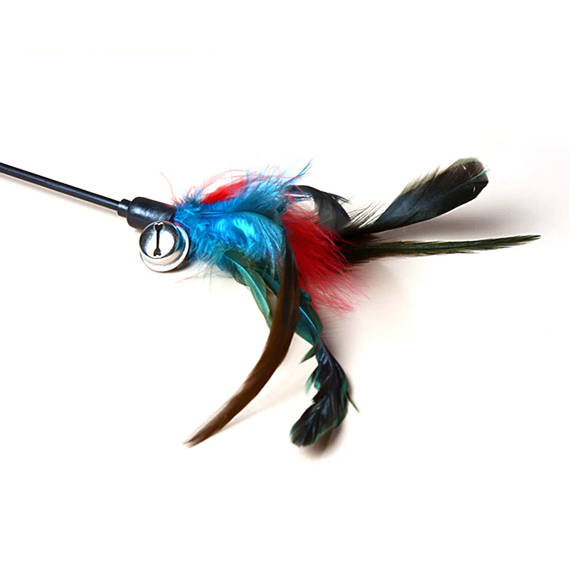 Интерактивная игрушка в виде кошачьих перьев 1 шт. котят турецких игрушки для