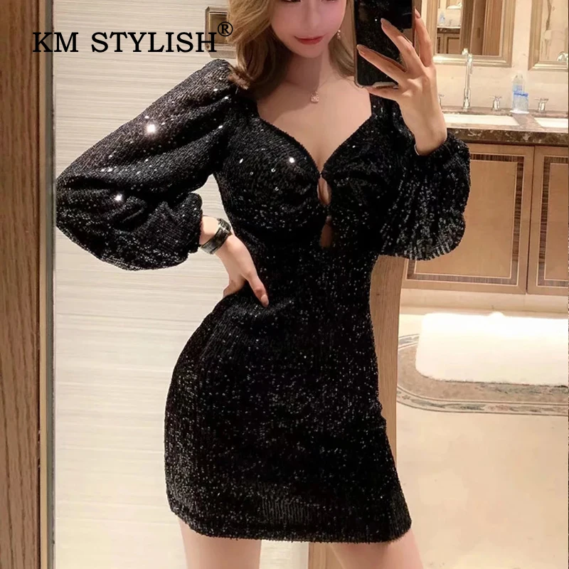 Новинка женское блестящее мини-платье-футляр австралийская мода Сексуальные
