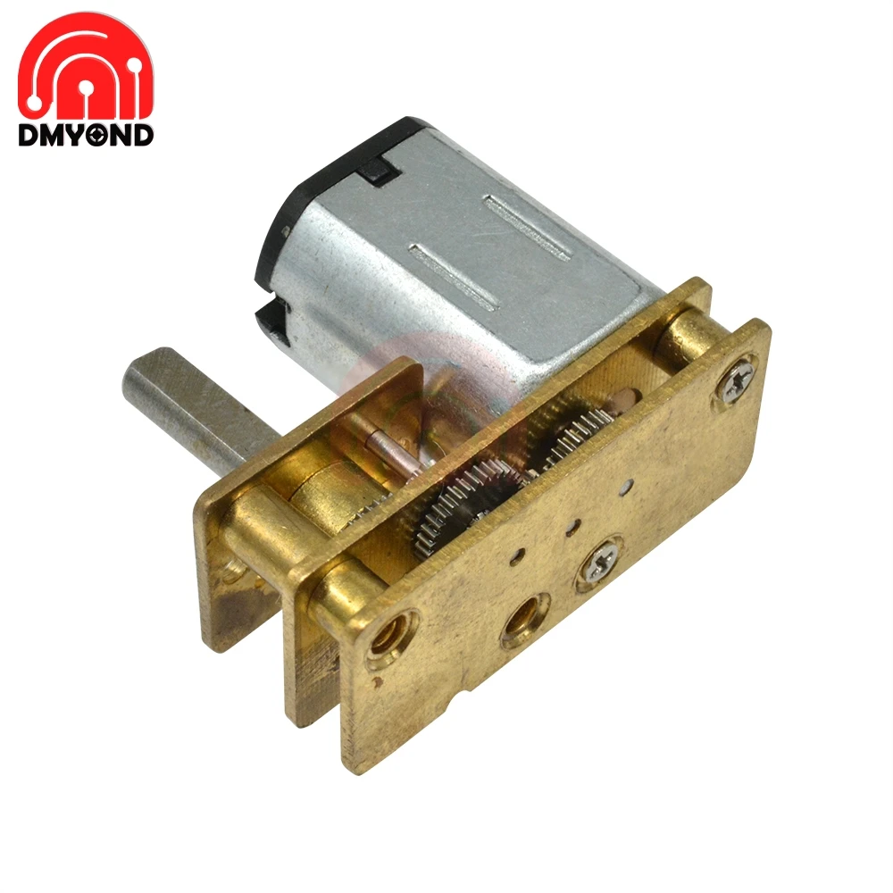 GA1024 N20 DC снижение Шестерни двигатель 3V 6V 12 Вольт 100 об/мин 150 200 300 400 Micro Скорость